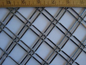 Double Diagonal Antique Iron Plated